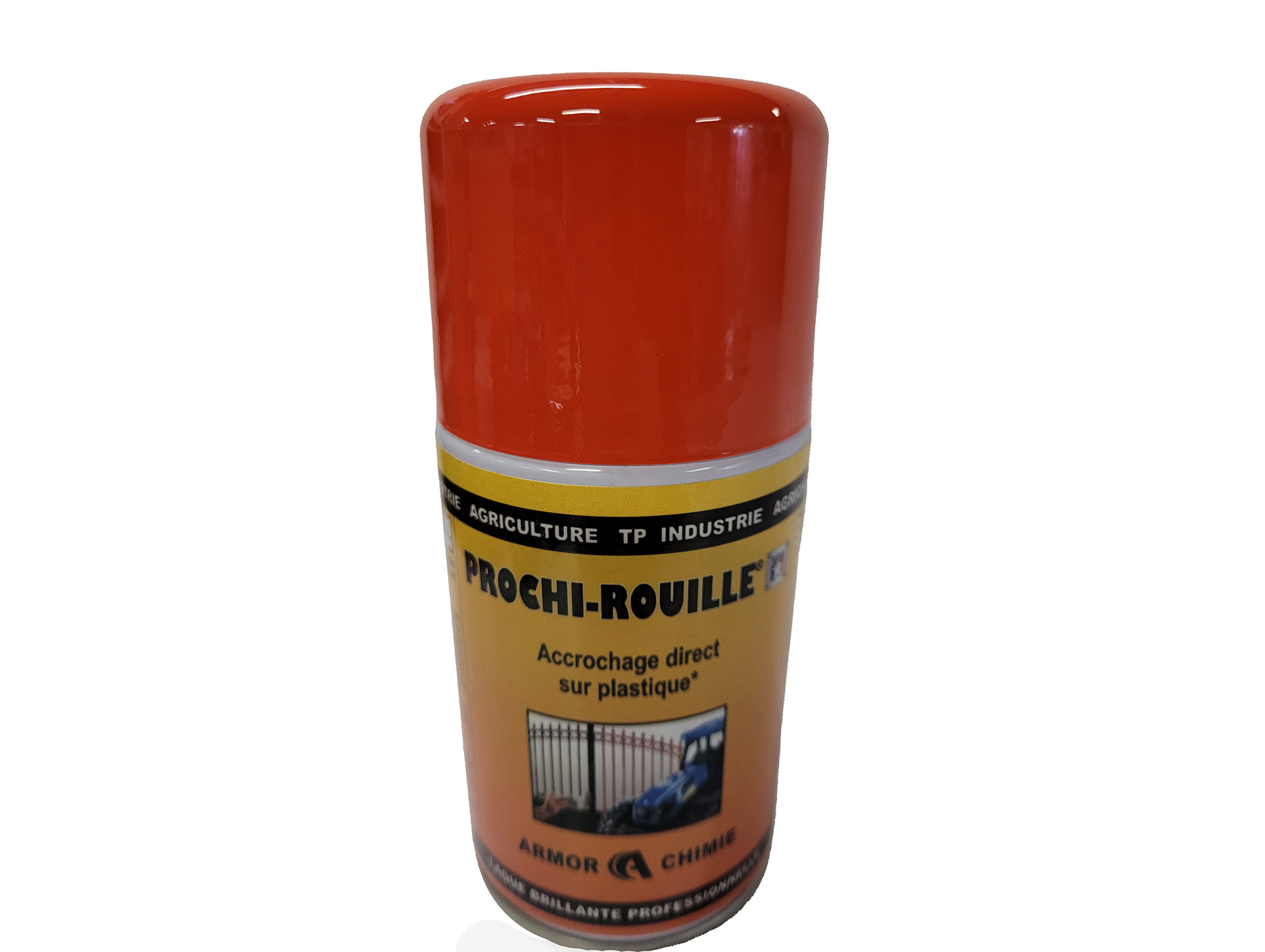 Peinture antirouille aérosol PROCHIROUILLE Orange Kubota 1230 250ml